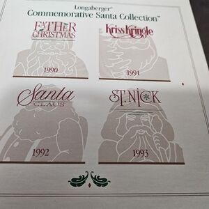 Longaberger pewter ornaments